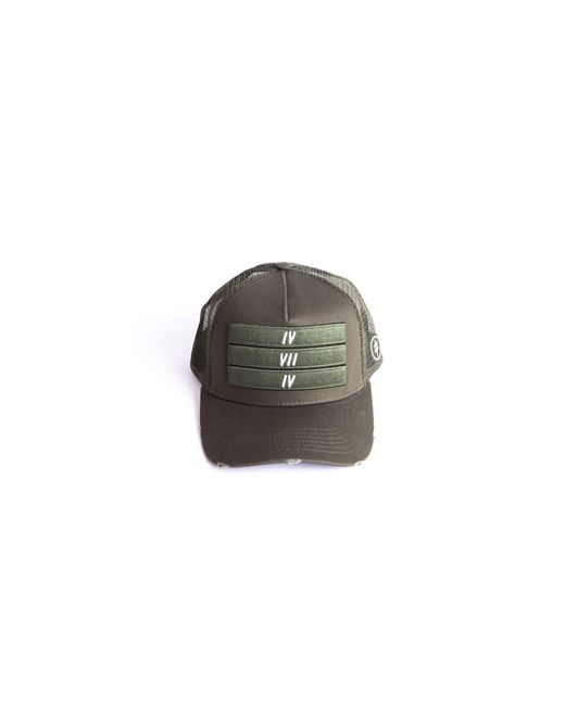 474 co Brown 474 3 Bars Trucker Hat for men