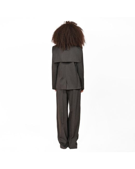 Ioana Ciolacu Black Striped Jacket