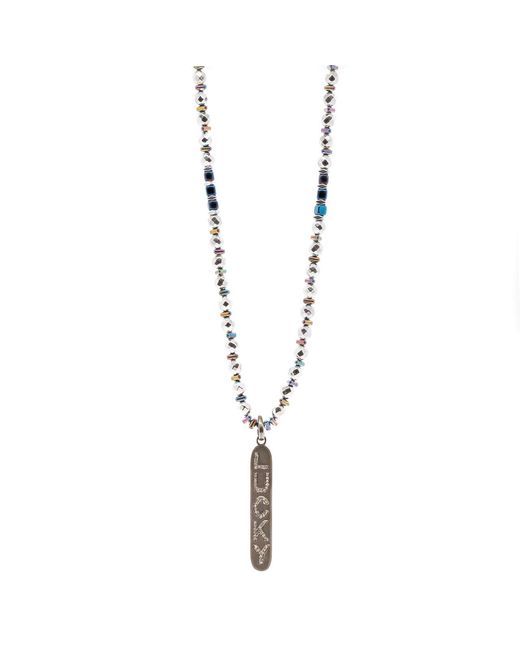 Ebru Jewelry Metallic Light Of Luck Diamond Necklace