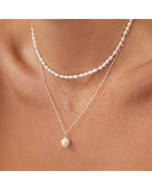 Lily & Roo Metallic Beaded Seed Pearl Choker
