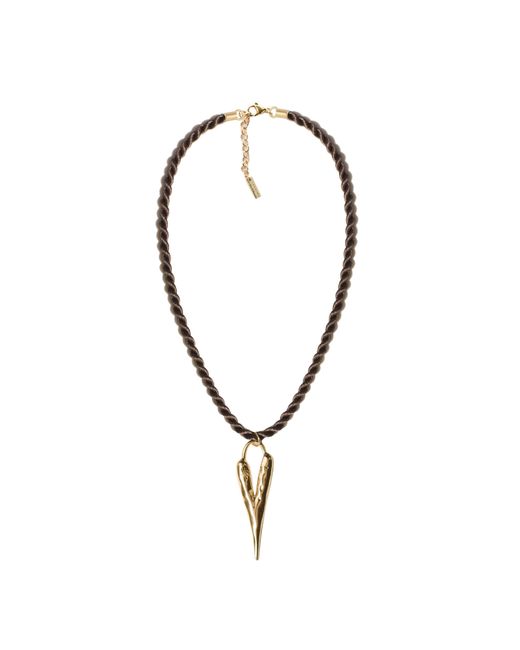 Adriana Pappas Designs Metallic Wild Heart Necklace