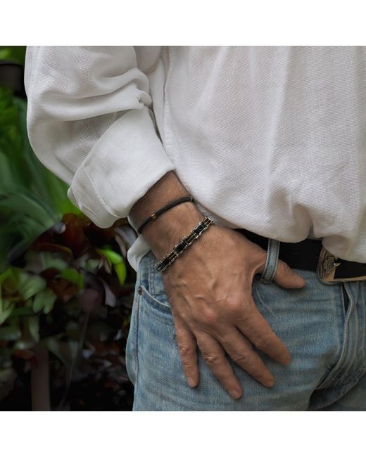 Ebru Jewelry Metallic Fashion Icon & Bracelet for men