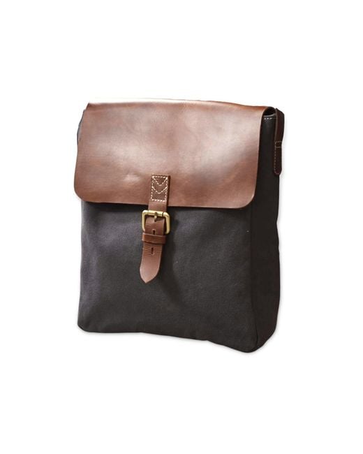 VIDA VIDA Pink Canvas And Leather Cross Body Messenger Bag for men