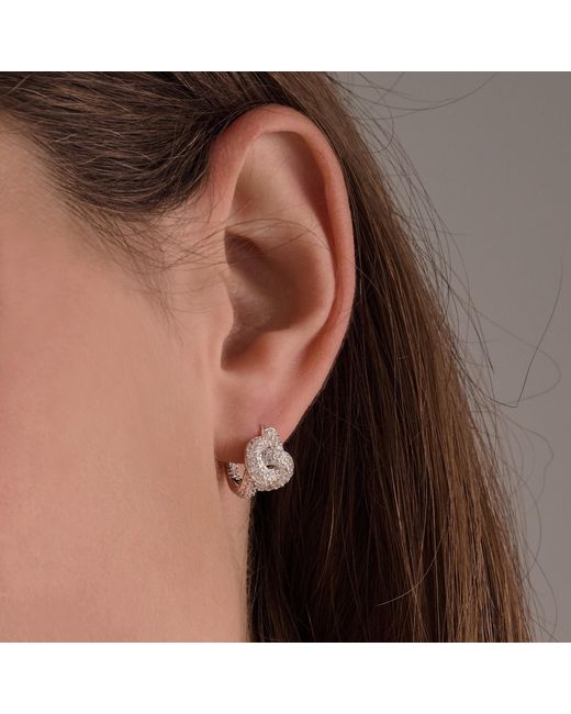 Sif Jakobs Jewellery White Earrings Imperia Creolo