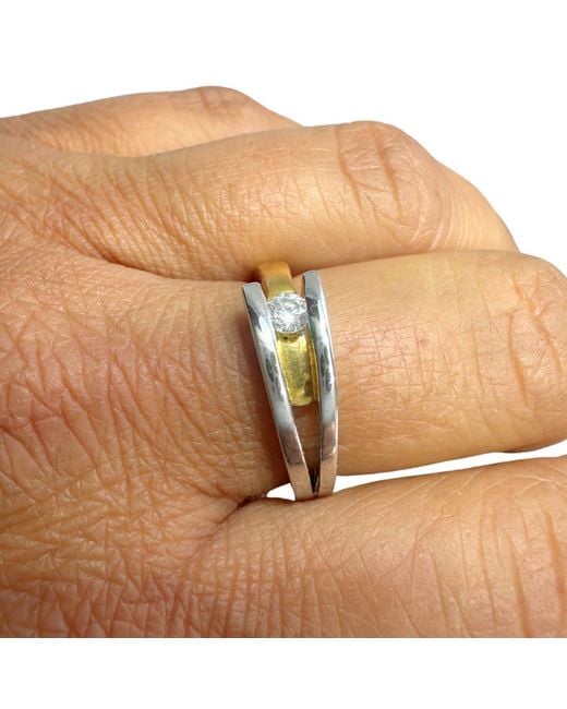 Tg-Jewellery by Tamara Gervasio Metallic Diamond Ring Band
