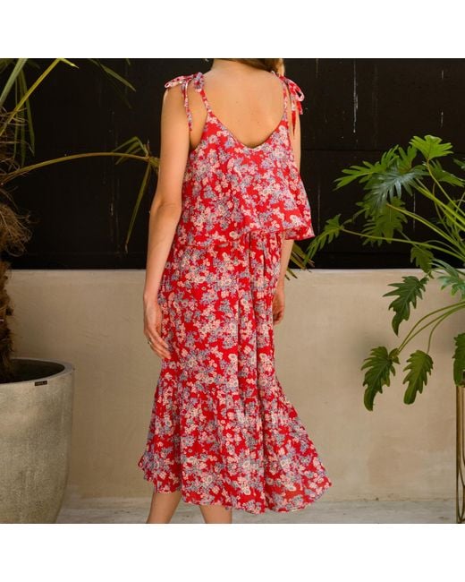 Em & Shi Pink Colour Me Love Tie Up Dress