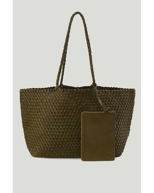 FRONT ROW SHOP Natural Soleil Woven Large Tote