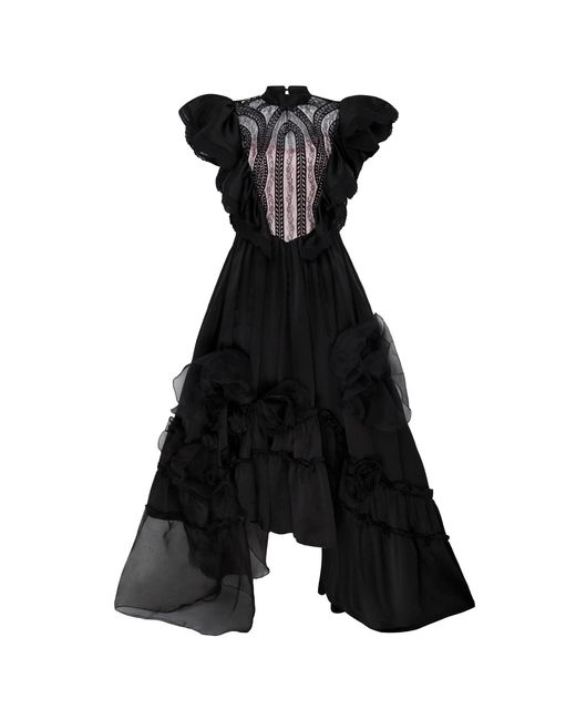 Lisa The Label Black Le Jardin Water Lilly Dress