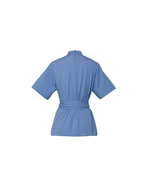Emma Wallace Blue Cheryl Top