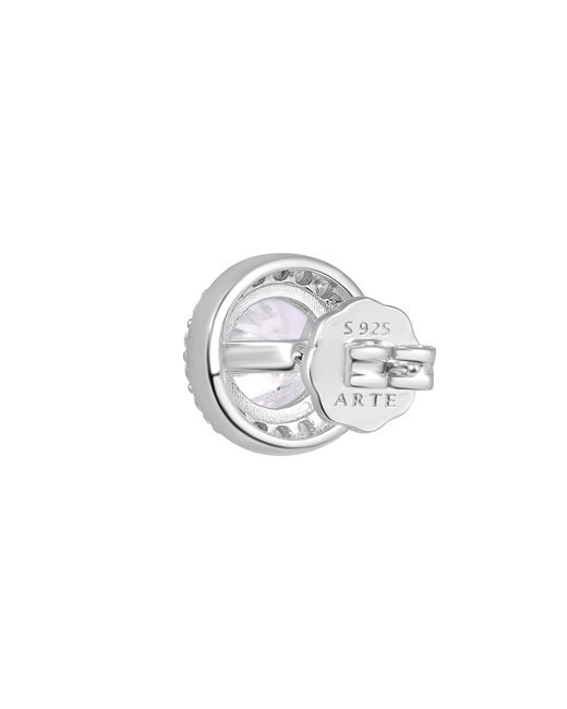 Arte Madrid Metallic Gemma Round Earrings