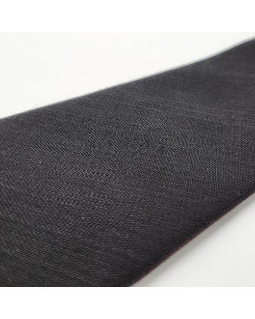 NANDANIE Black The Tailored Classic Necktie