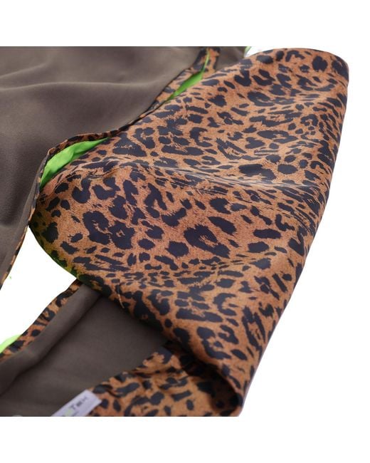 Kapture Brown Leopard Foldable Three