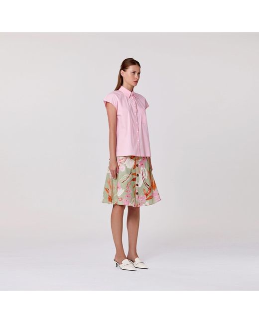 Smart and Joy Pink Classic Short-Sleeve Shirt for men