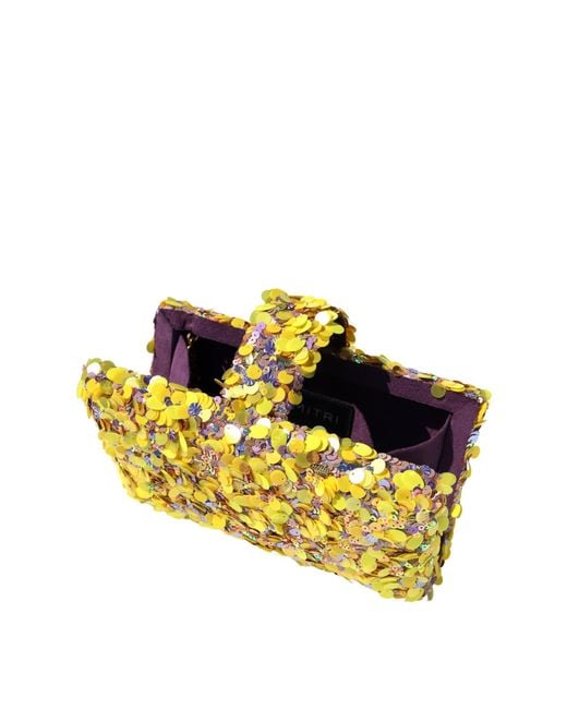 Simitri Yellow Lemon Kitsch Clutch