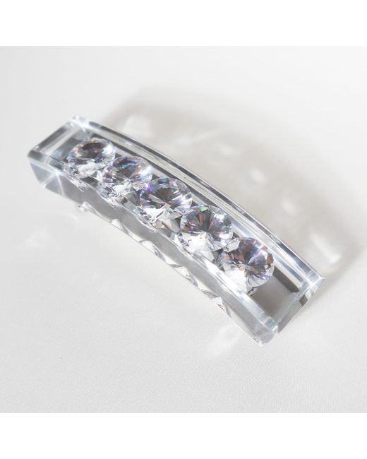 Iostudio Gray Jewelry Barrette Happiness