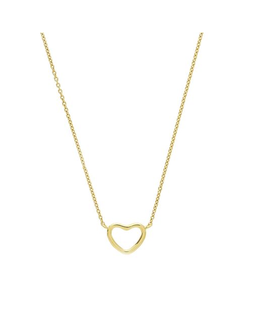 Auree Jewellery Metallic Verona Vermeil Love Heart Necklace
