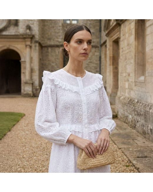 The Well Worn White The Aubrielle Shirtdress