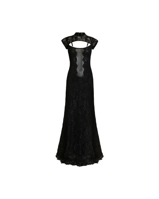 OW Collection Black Brisa Maxi Dress