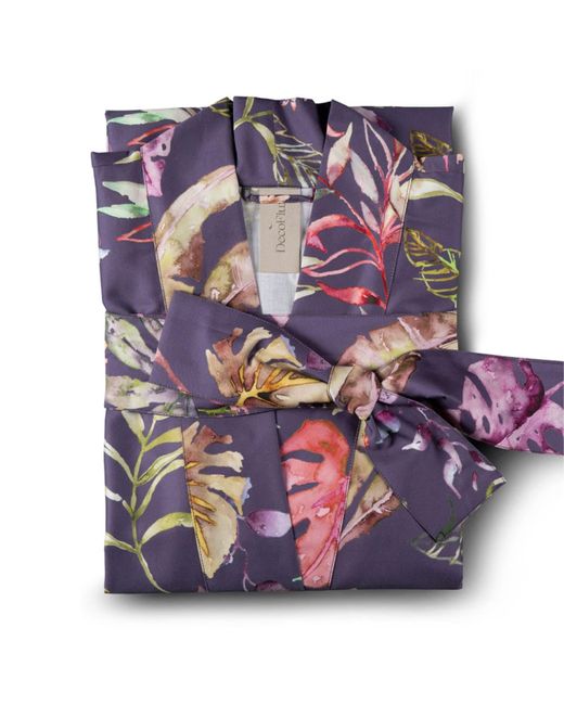 Decoflux Home Purple Cotton Maternity Robe