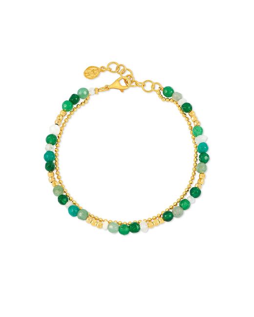 Dower & Hall Evergreen Faceted Bead Orissa Bracelet