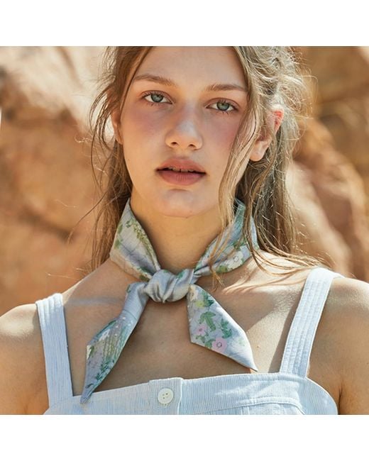 Ana Maison Gray Calm Place Twilly Scarf