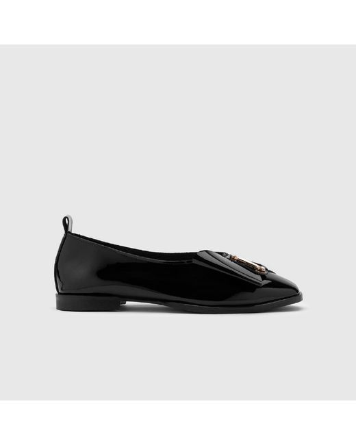 Ilvi Black Toys Patent Leather Ballerina