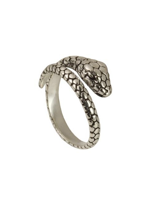 The Jewellery Store London Metallic Adjustable Snake Ring