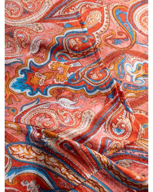 Zoe Red Veda Blouse