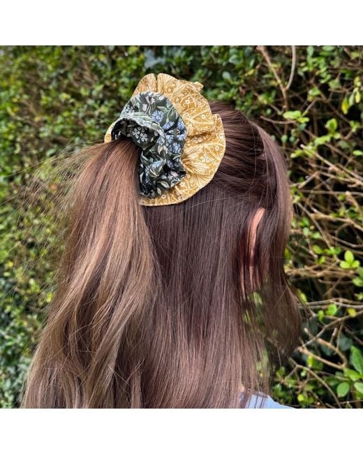 Lime Tree Design Metallic Hair Scrunchie Arcadia Trail