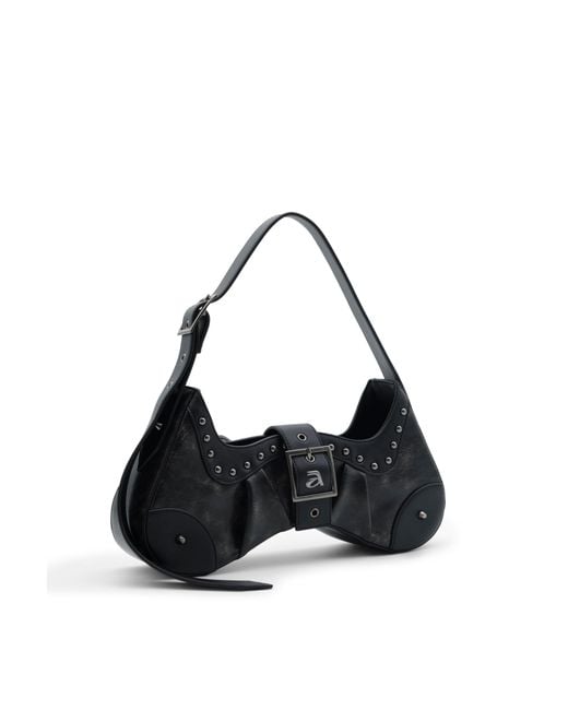 A by Anyah Black Archie Rock City Shoulder Bag