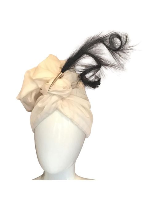 Romer Millinery Blue Faux Feather Clip For Hair, Hats, & Turbans, Curled