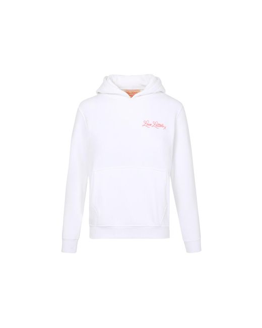 Love Letters X White Embroidered Hoodie