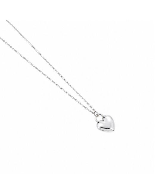 Cier Metallic Heart Necklace