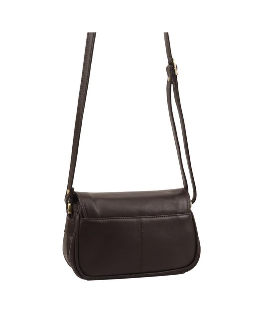 Lloyd Baker Brown Amritsar Leather Crossbody Bag