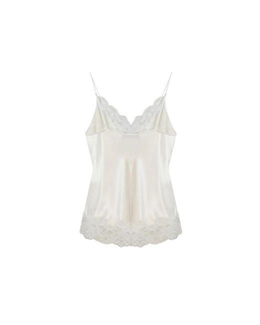 Bocan Couture White Georgia Off Cami And Short Set