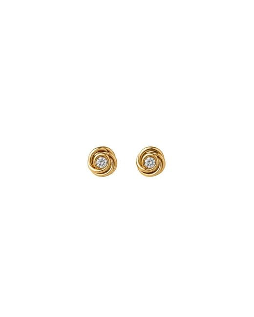 Lily Flo Jewellery Metallic Destined, Somehow Diamond Stud Earrings