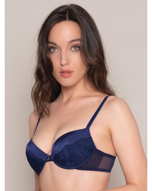 BonBon Lingerie Blue Coco Heart Push-Up Bra
