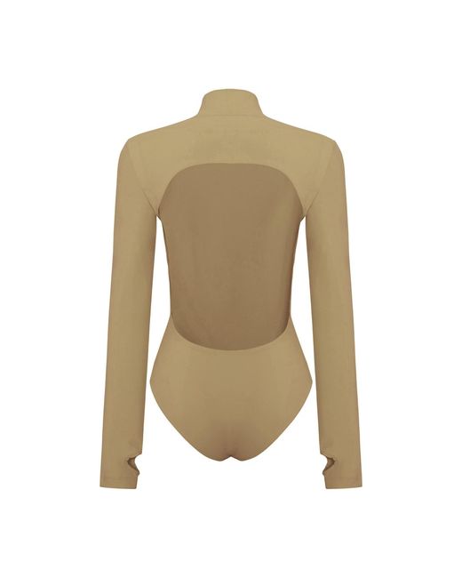 Pcfg Natural High Neck Bodysuit