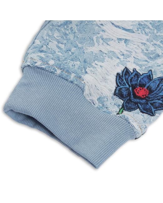 VERYRARE Blue Dark Lotus Hoodie for men