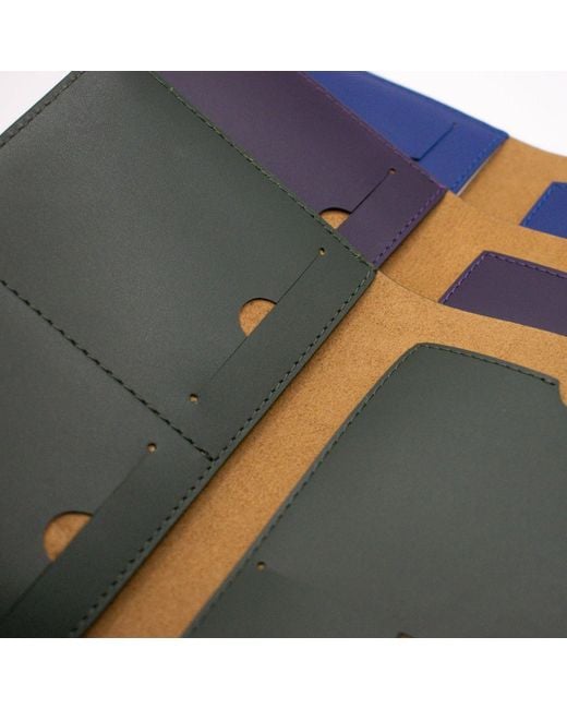 godi. Purple Handmade Full-Grain Leather Passport Cover