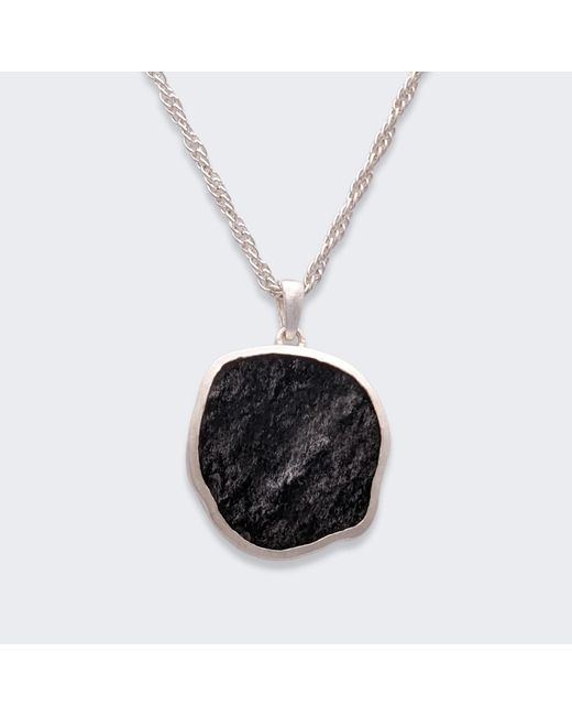 Frenvyrn Metallic Lars Reversible Dog Coin Necklace, Sterling for men