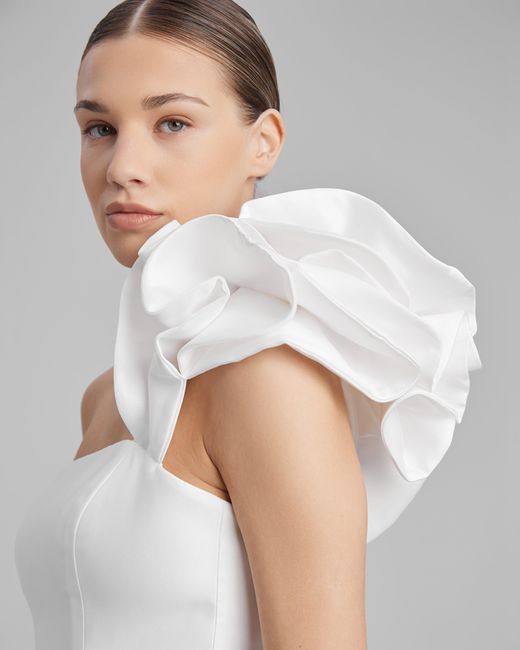 Baé Special Moments White Gigi Dress + Frill