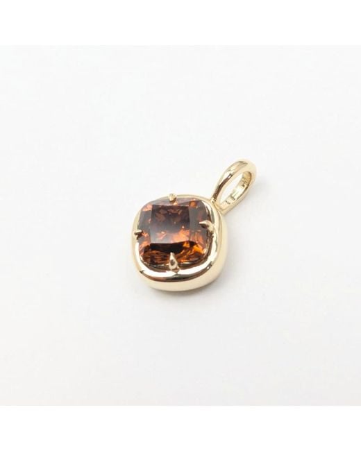 Rahul's Jewels Metallic 1.34 Carat Genuine Diamond Cushion Solstice Pendant