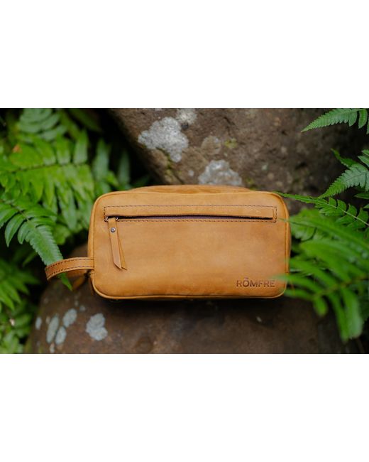 Rōmfrē Orange Kihei Loop Toiletry for men