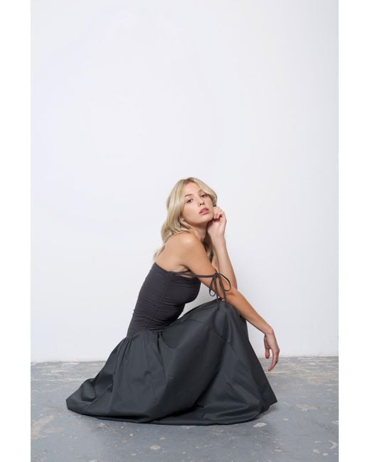 Amy Lynn Gray Alexa Dark Puffball Dress