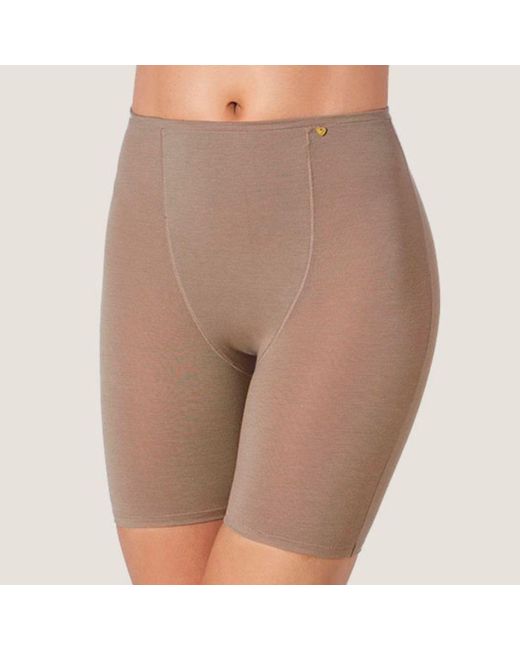 Zd - Zero Defects Gray Galatea Short-Leg Panties – Comfort & Thigh Protection With Soy Fiber