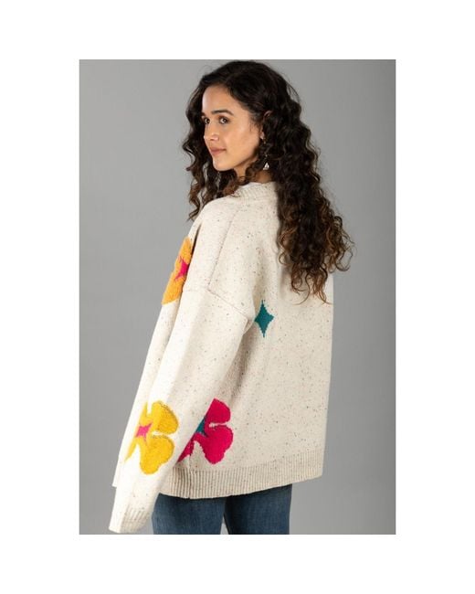 Saachi Pink Floral Cardigan Button Up