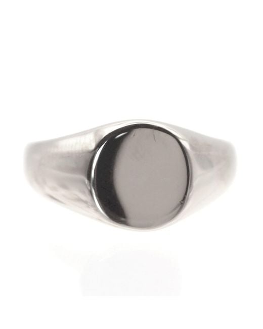 VicStoneNYC Fine Jewelry Gray Sterling Big Signet Ring