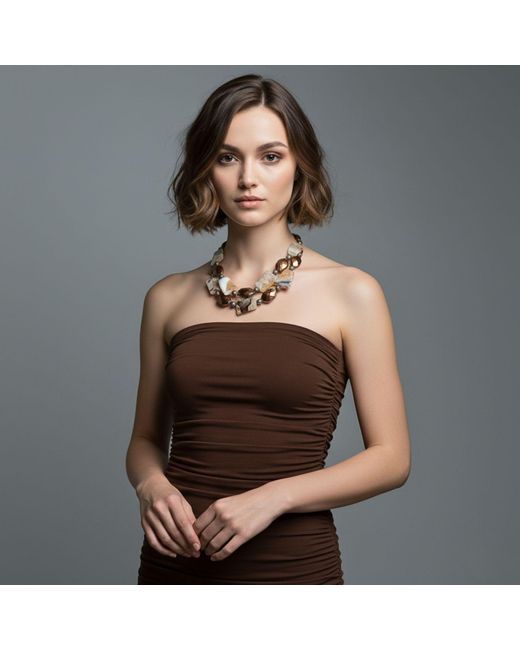 Jaredjamin Black Neutrals Rocky Mountain Necklace