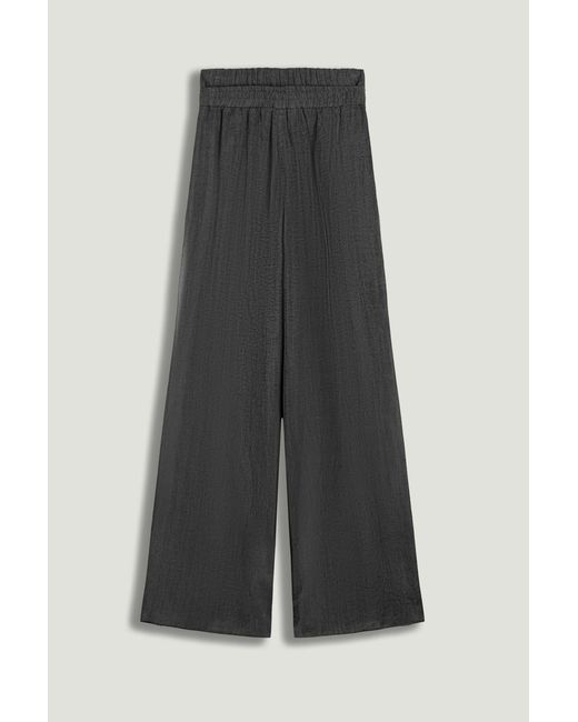 Nocturne Gray Relaxed Wide-Leg Pants